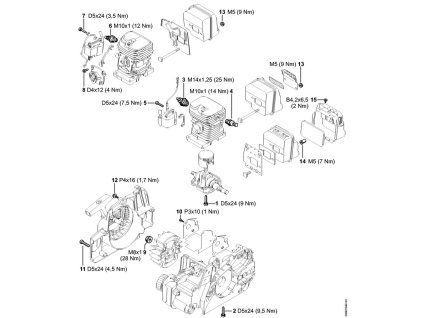 MS 180 2-MIX - rozkres