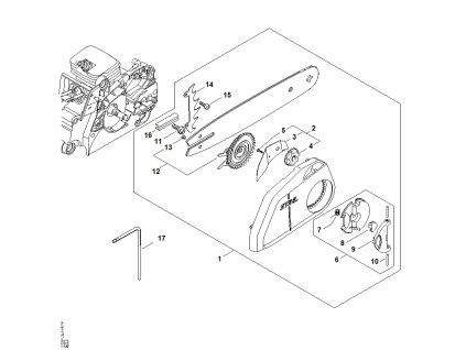 MS 170 2-MIX - rozkres