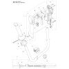 Krovinorez Husqvarna 135R - rozkres