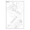 Krovinorez Husqvarna 555RXT - rozkres