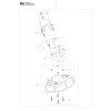 Krovinorez Husqvarna 555RXT - rozkres