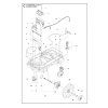 Robotická kosačka Husqvarna AUTOMOWER® 310 Mark II - rozkres