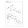 Krovinorez Husqvarna 333R - rozkres