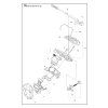 Reťazová píla Husqvarna 445S - rozkres