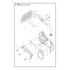 Reťazová píla husqvarna t525 - rozkres