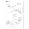 Reťazová píla Husqvarna 592 XP® G - rozkres