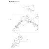 Krovinorez husqvarna 535rxt - rozkres