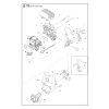 Reťazová píla Husqvarna 562 XP® - rozkres
