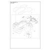 Robotická kosačka Husqvarna Automower® 415X - rozkres