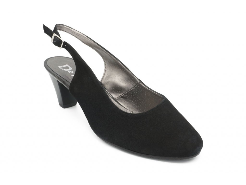 Dámská nadměrná obuv společenská černá mat - Frim