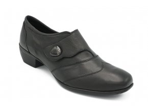 Dámské nadměrné kotníkové boty černé 1