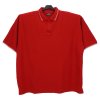 Pánské nadměrné tričko červené s bílou KL