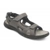 Pánské nadměrné sandály tmavě šedé Seibel 1
