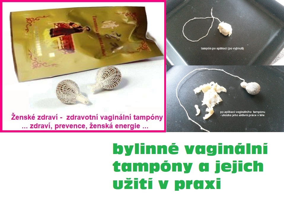 Ženské zdraví - vaginální bylinné tampóny