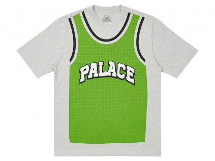 Palace Vest T shirt Grey Marl (1)