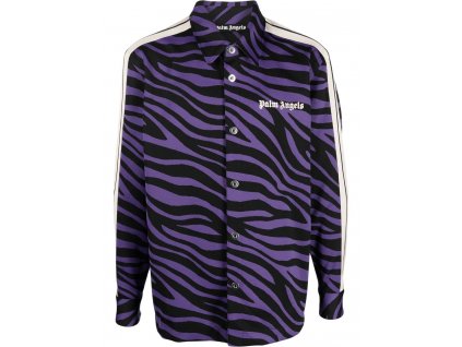 Palm Angels Jord Zebra Track Shirt