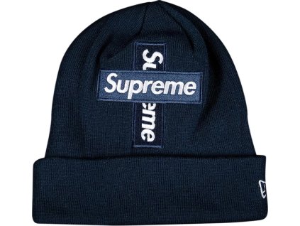 Supreme New Era Cross Box Logo Beanie