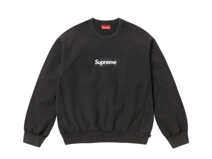 Supreme Washed Box Logo Crewneck