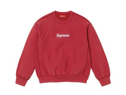 Supreme Washed Box Logo Crewneck