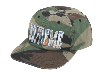 Supreme Embroidered Money Logo 6-Panel Hat