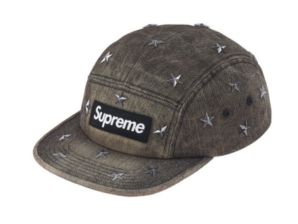 Supreme Stars Studded Denim Camp Cap (SS26)
