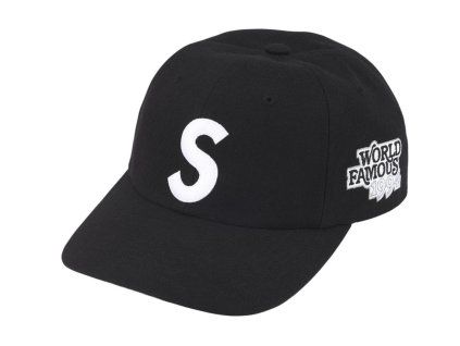 Supreme World Famous S Logo 6-Panel Hat