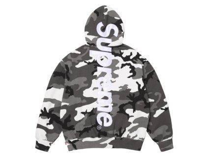 Supreme Satin Applique Hooded Sweatshirt (SS26)