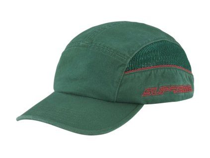 Supreme Side Mesh Piping Camp Cap (SS26)