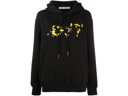 Off White Felpa A Fiori