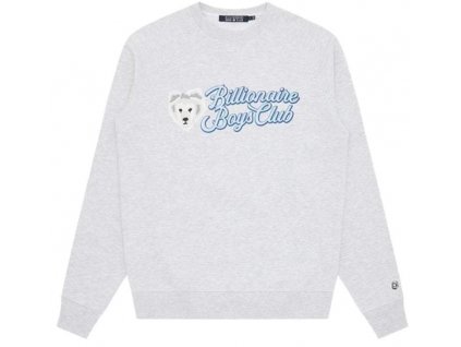 Billionaire Boys Club Grey Outdoor Club Logo Crewneck