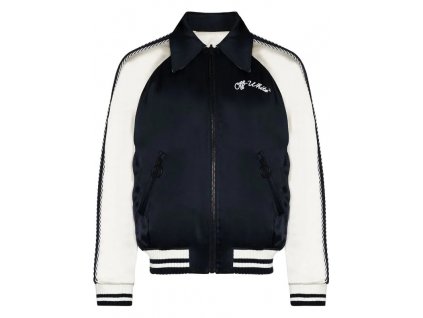 Off White Souvenir Bomberjacke mit Logo Stickerei