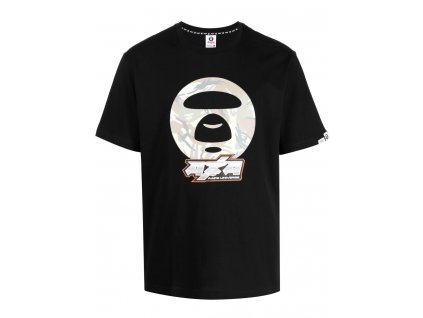 AAPE BY A BATHING APE graphic logo print T shirt