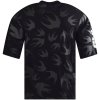 MCQ Swallow print over T shirt with patches 2