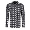 MCQ ALEXANDER MCQUEEN SHIRT SHIELDS 25 METAL MCQ REPEAT SLIM FIT