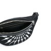 Neil Barrett Black Thunderbolt Print Belt Bag 3