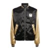 PALM ANGELS Two Tone PXP Varsity Bomber Jacket 7