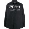 VALENTINO 2099 logo print shirt jacket