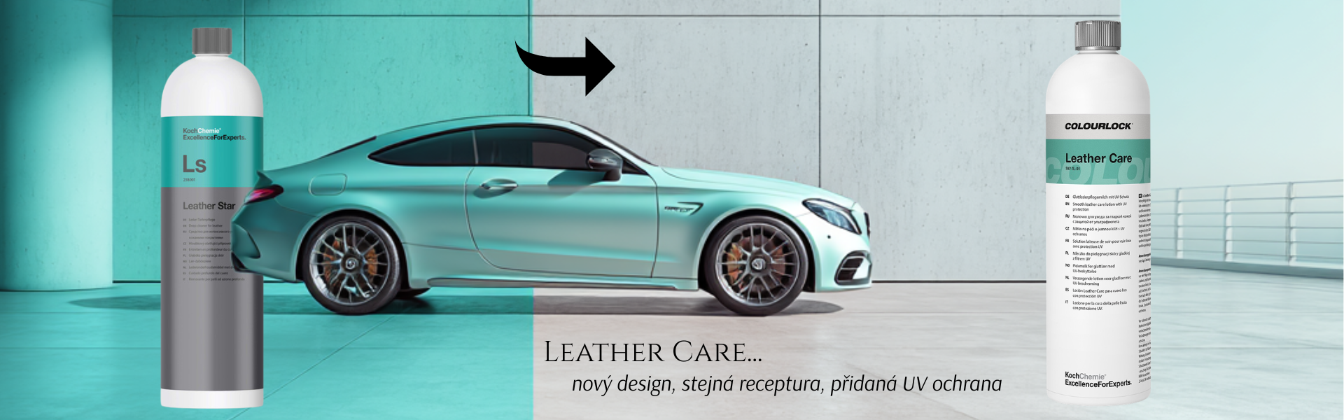 Leather Care nový název a design - dříve Letaher Star