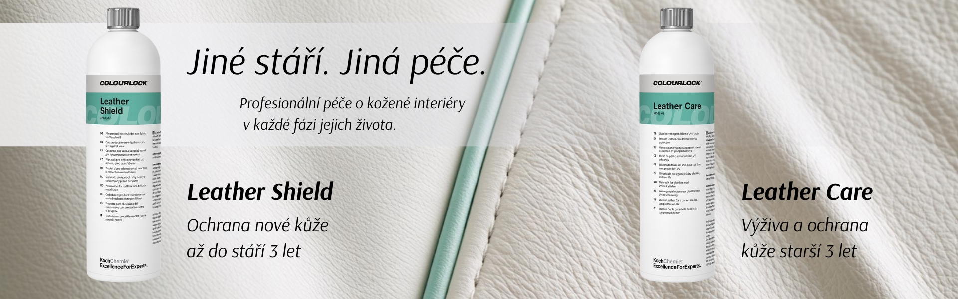 Leather Shield - Leather Care - jiné stáří, jiná péče
