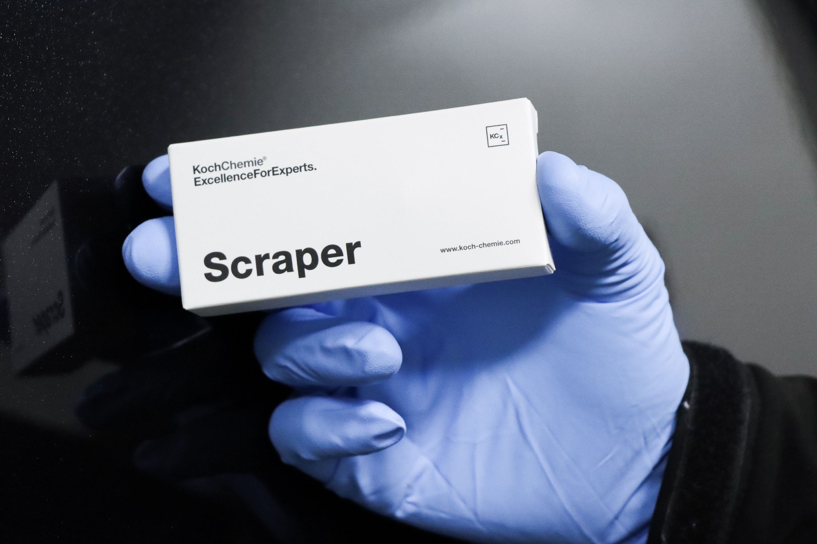 Koch Chemie Škrabka plastová na odstranění etiket a lepidla Koch 9998109 + náhradní čepele