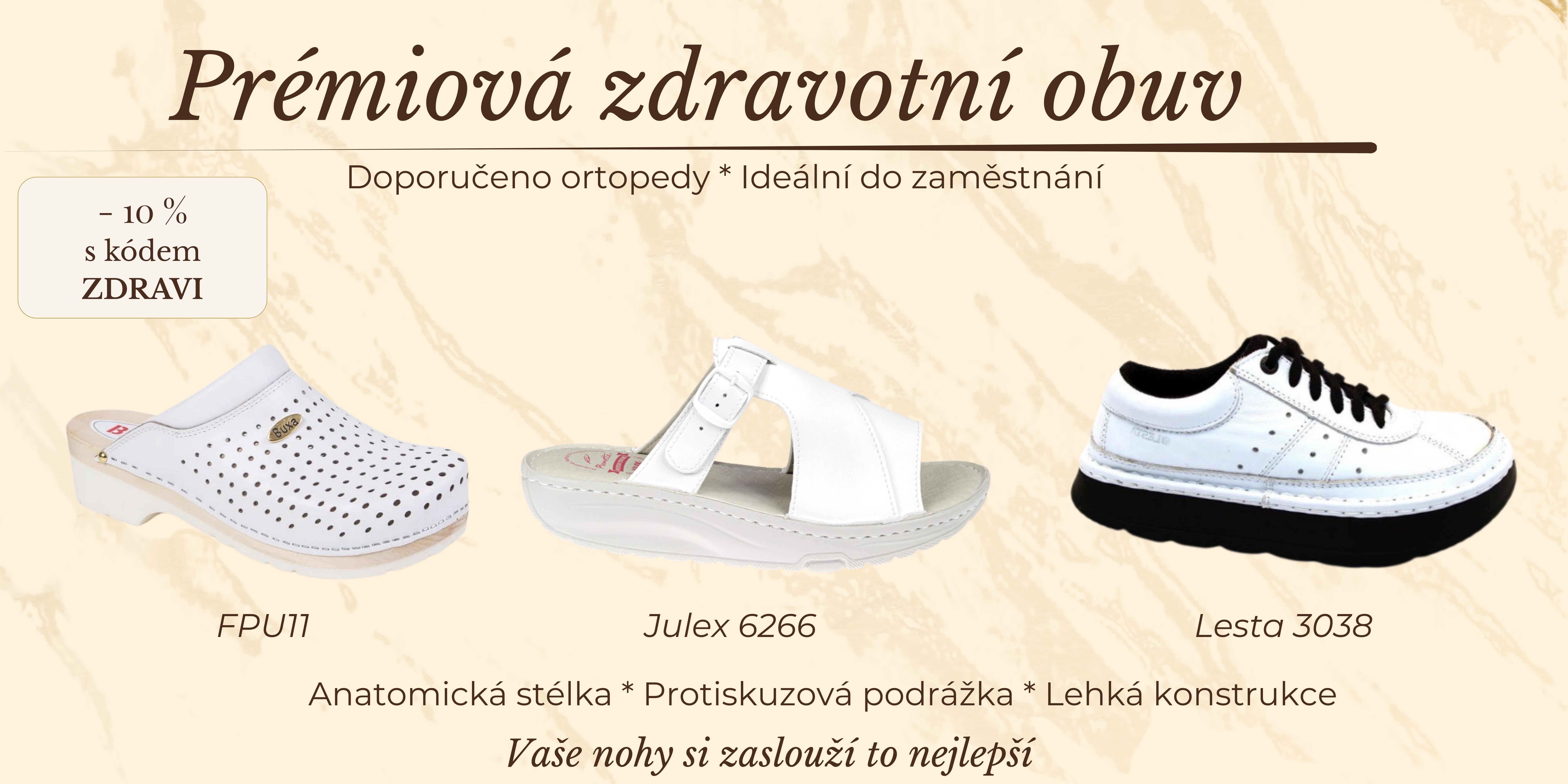 PRÉMIOVÁ ZDRAVOTNÍ OBUV