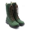 kožené kozačky 8010-6096 zelená