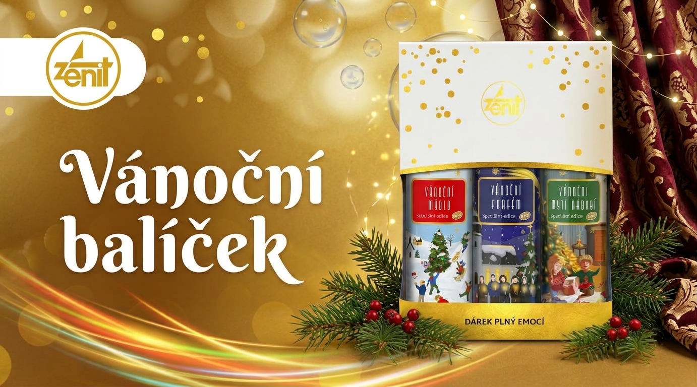 Vánoční dárkový balíček I. (nádobí, mýdlo, parfém)