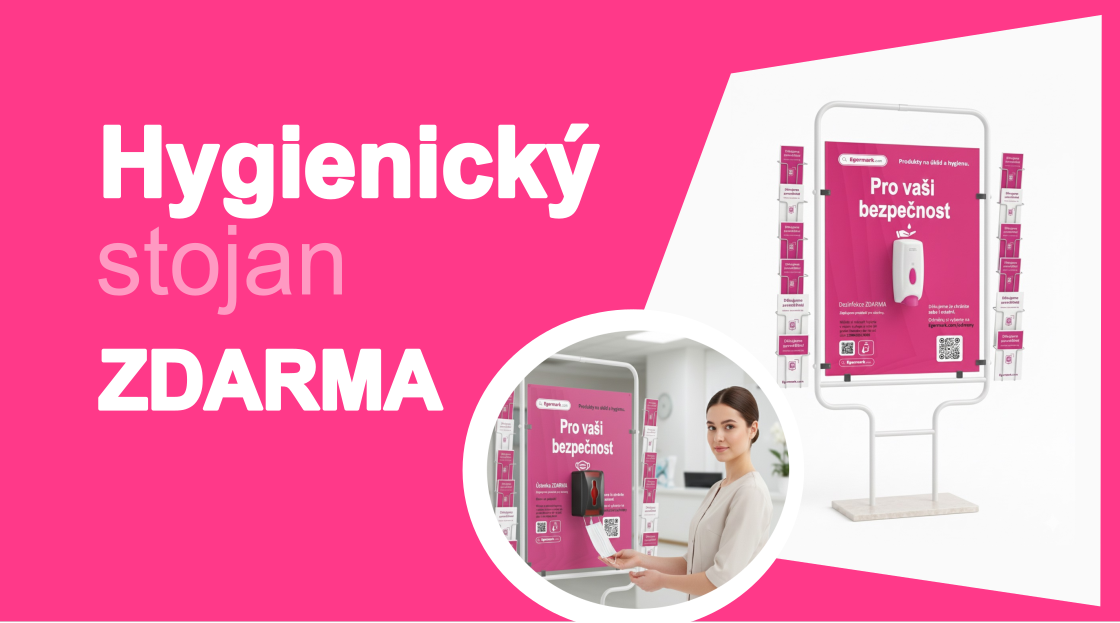 Hygienický stojan ZDARMA