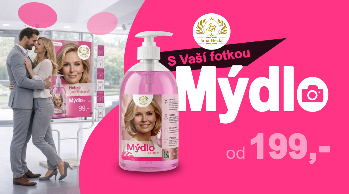 Tekuté mýdlo s vlastní fotkou