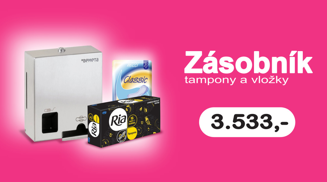 Zásobník na tampony a vložky