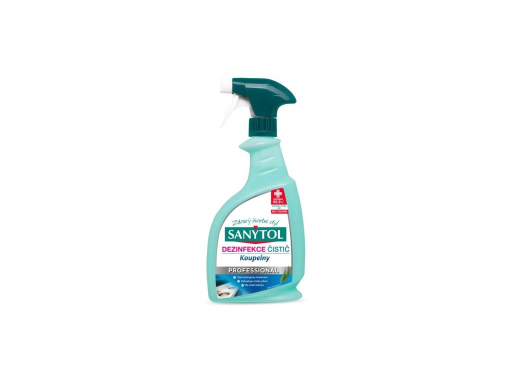sanytol professional dezinfekce cistic koupelny 750ml