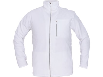 KARELA fleecová bunda bila