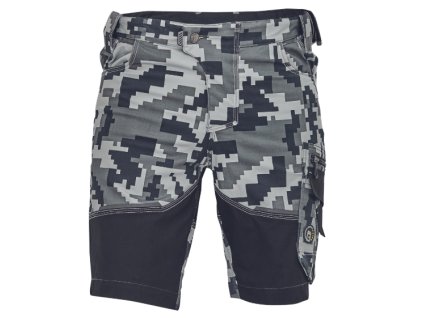 NEURUM CAMOU šortky antracit