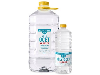 OCET bílý na úklid 10%, objem 1L a 5L